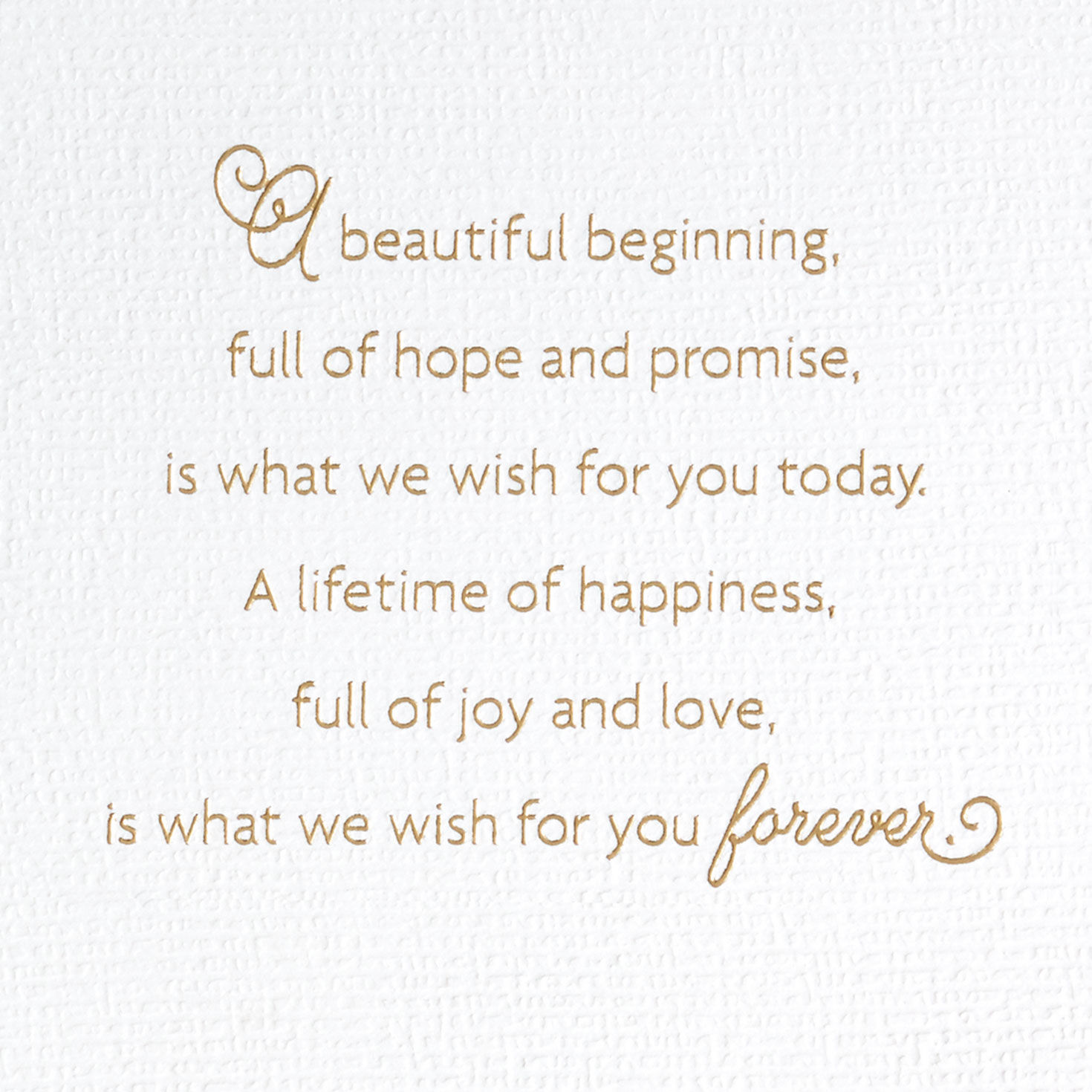 Wishing You the Happiest-Ever-After Wedding Card From Us, , large image number 2
