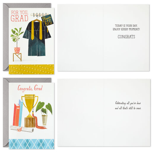 Congrats to the Grad Graduation Cards Assortment, Pack of 8, 