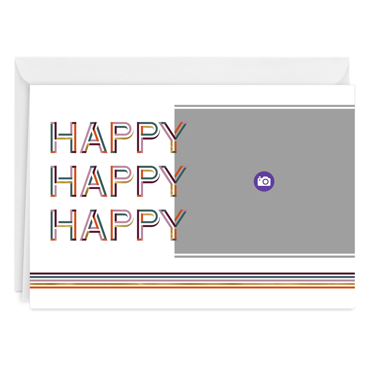 Happy Happy Happy Custom Card for only USD 4.99 | Hallmark