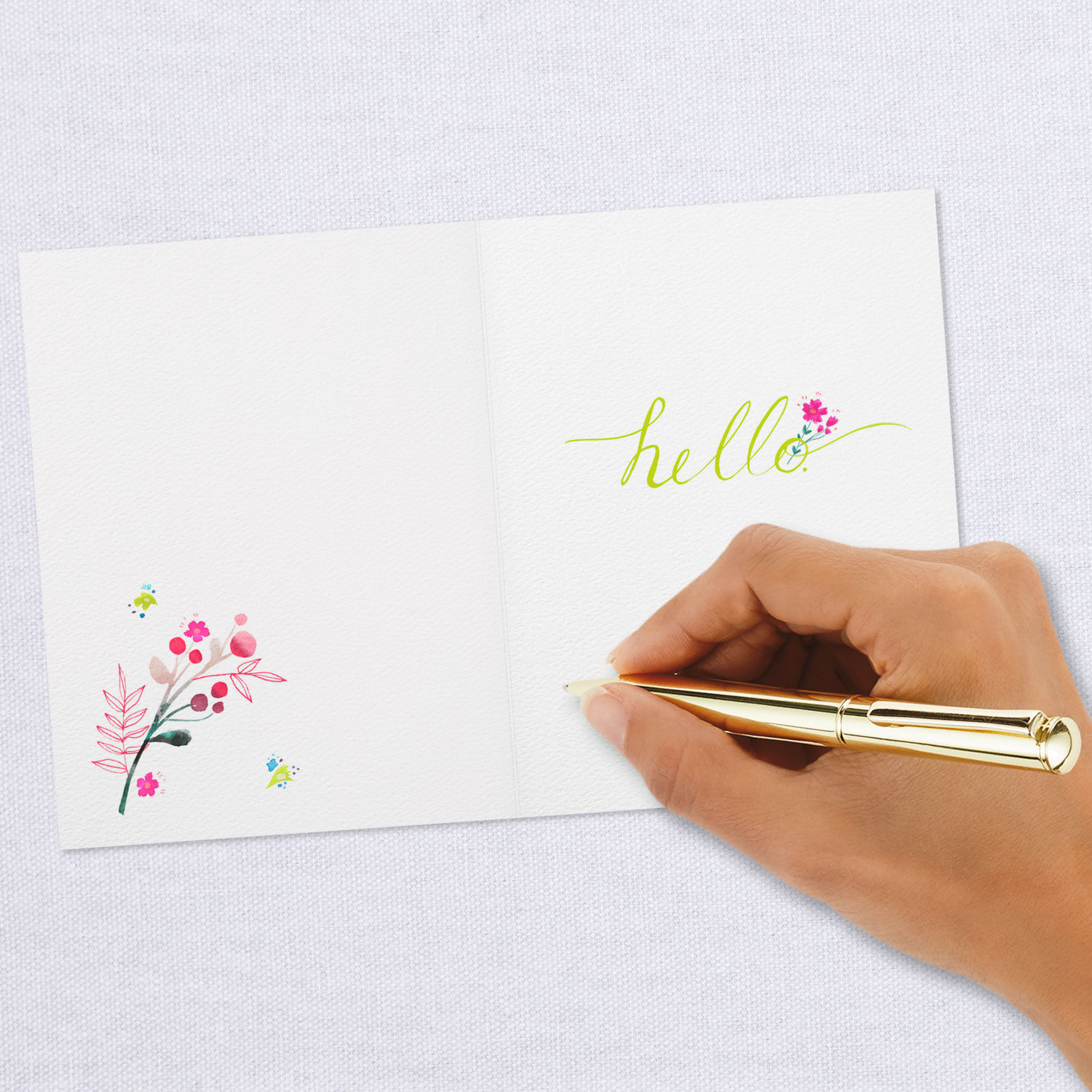 Flowers Just Wanted to Say Hello Card, , large image number 6