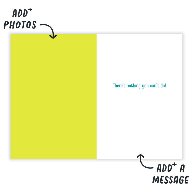 Inside Out Emotions Personalized Encouragement Card Open Card indicating personalization image number 9