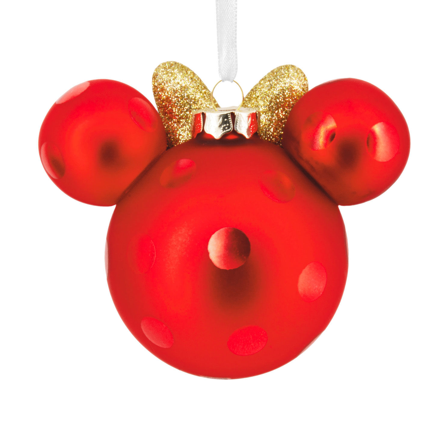 Disney Minnie Mouse Ears Icon Christmas Ornament back image number 6