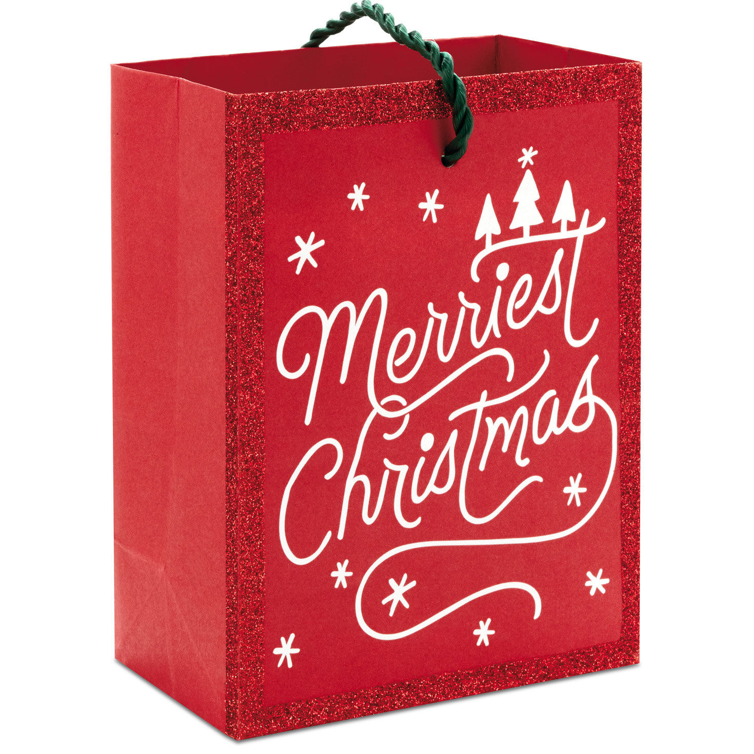 4.6" Merriest Christmas on Red Gift Card Holder