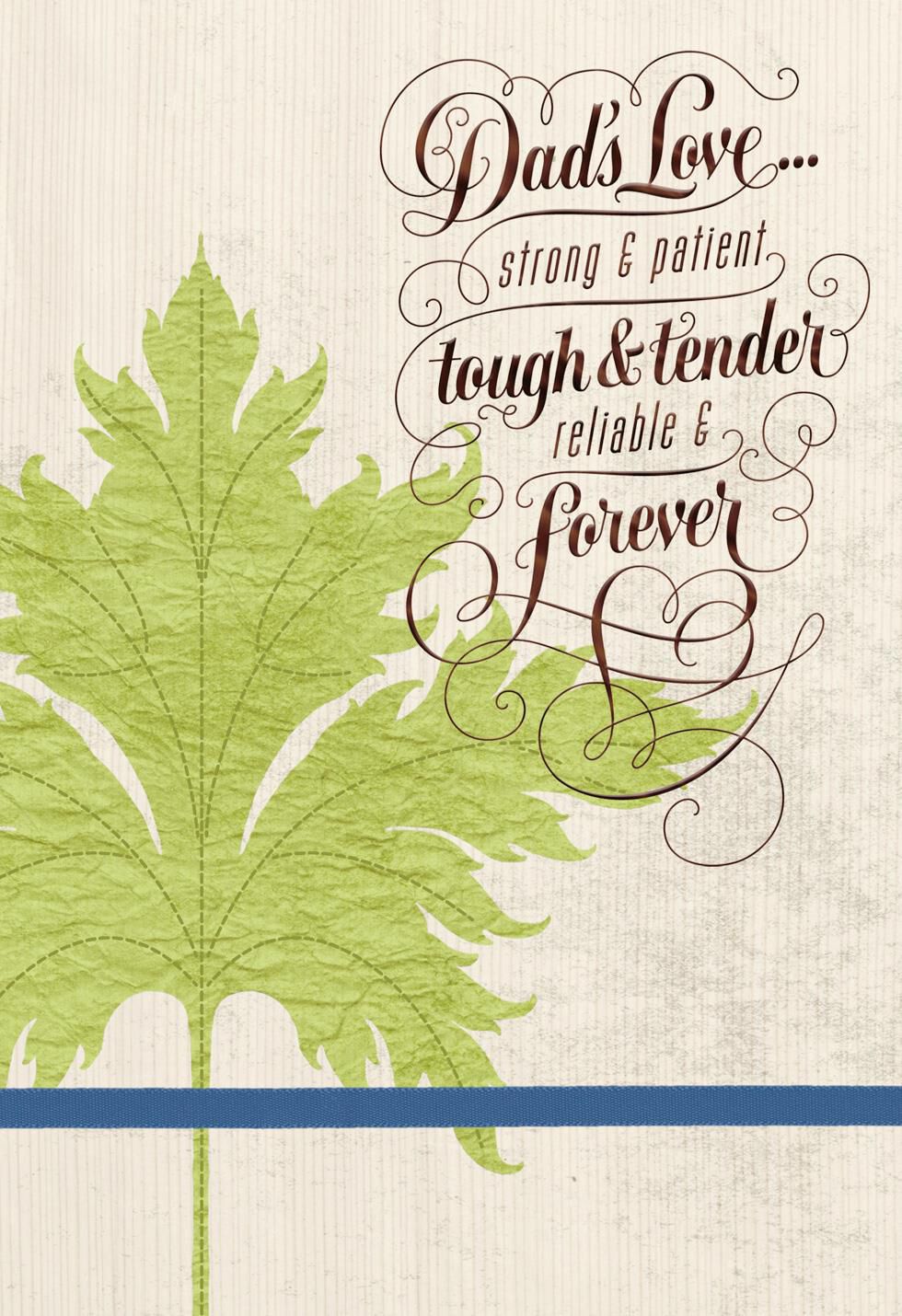 Tough and Tender Father's Day Card