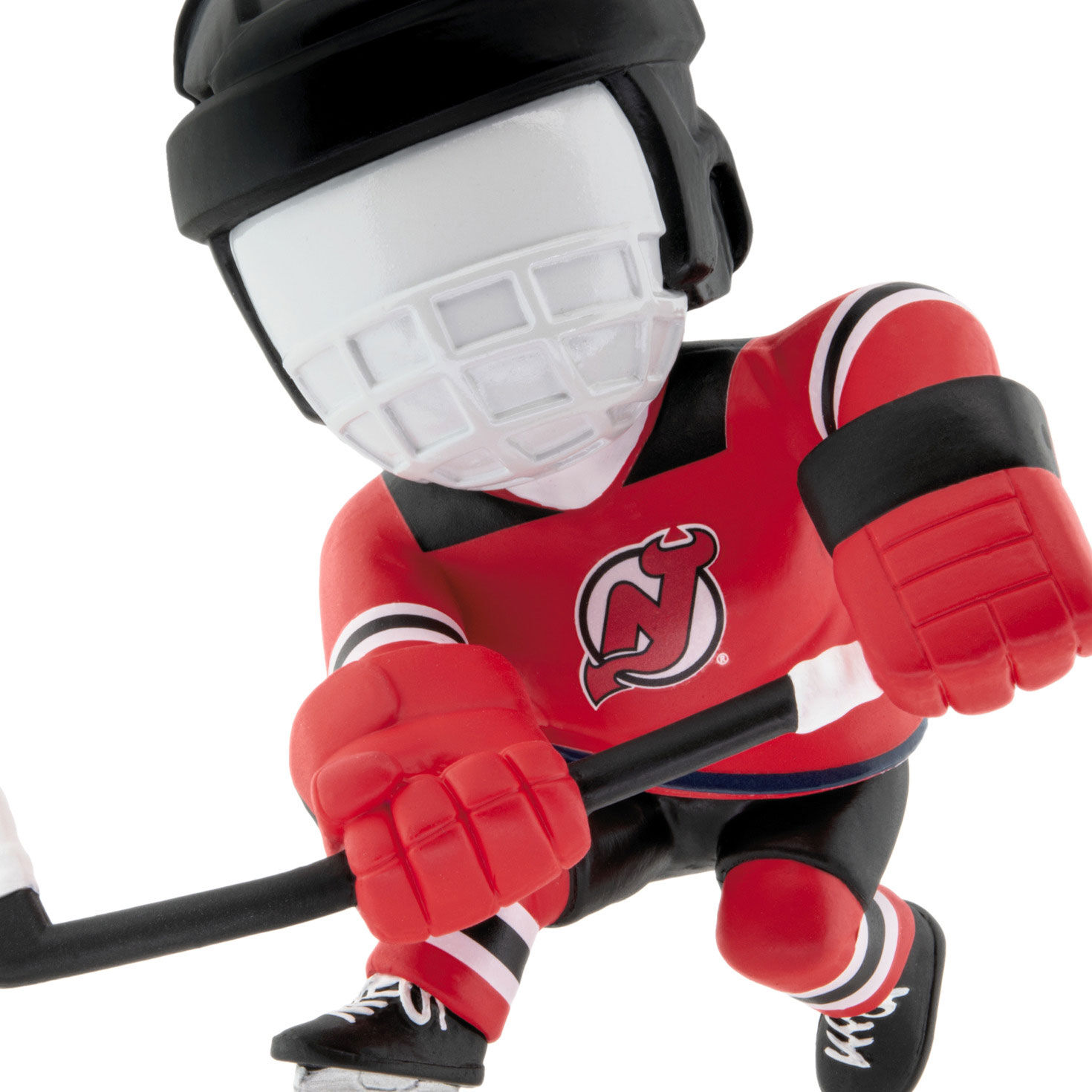 New Jersey Devils Hockey Player Christmas Ornament closeup view image number 5