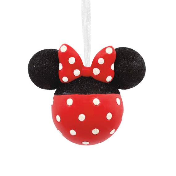 Disney Minnie Mouse Glittery Icon Hallmark Ornament, , large image number 1