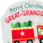 Santa in Fire Truck Great-Grandson Christmas Card  image number 5
