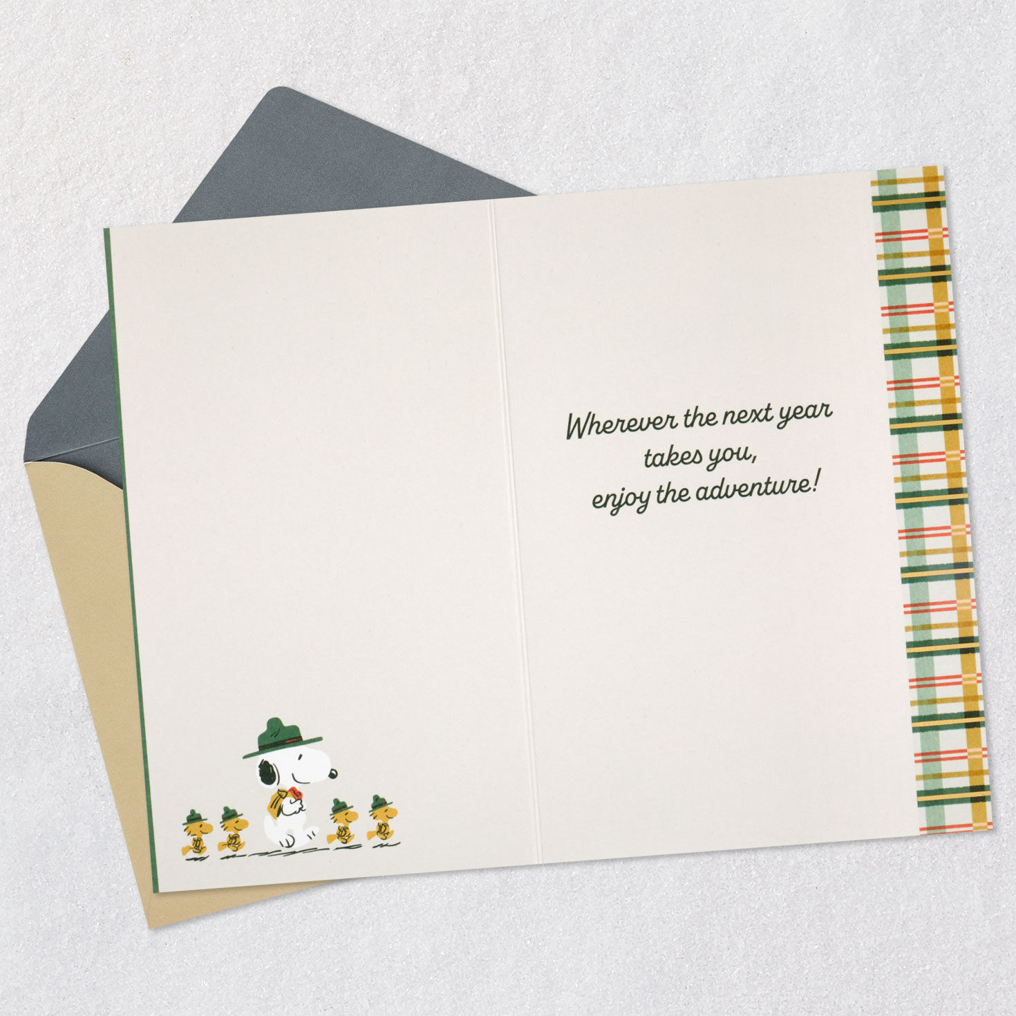 Peanuts® Beagle Scouts Snoopy Happy Camper Birthday Card for only USD 4.59 | Hallmark