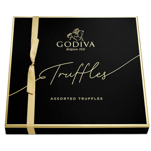Godiva Assorted Signature Chocolate Truffles Gift Box, 36 Pieces, 