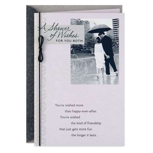 A Shower of Wishes Wedding Shower Card, 