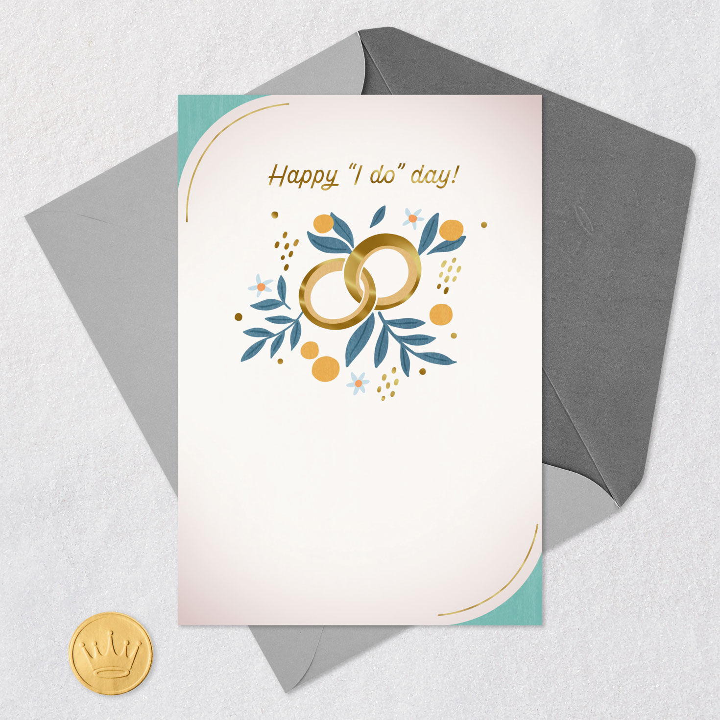 Happy I Do Day Wedding Card, , large image number 5