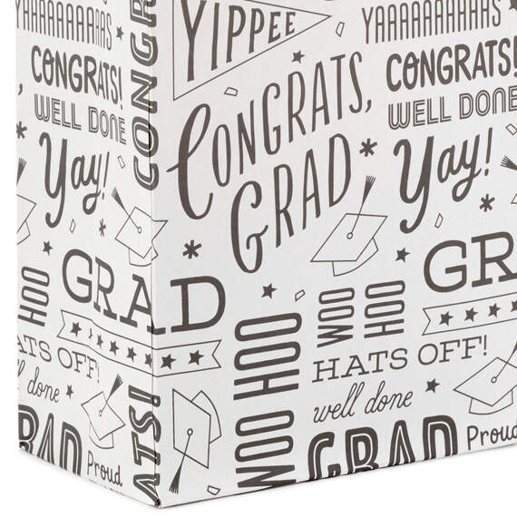 6.5" Cheers 8-Pack Small Graduation Gift Bags, , large image number 5