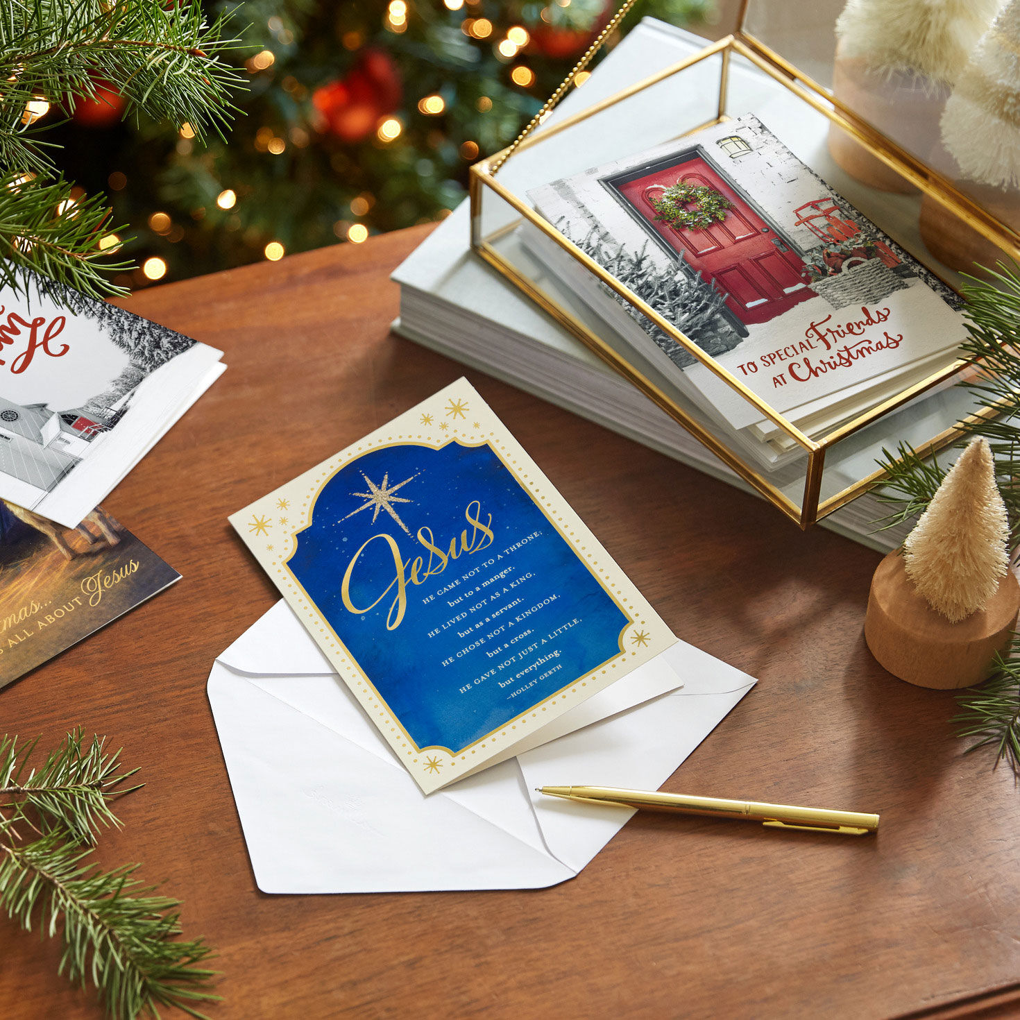 Traditional Art Christian Christmas Card Assortment  image number 7