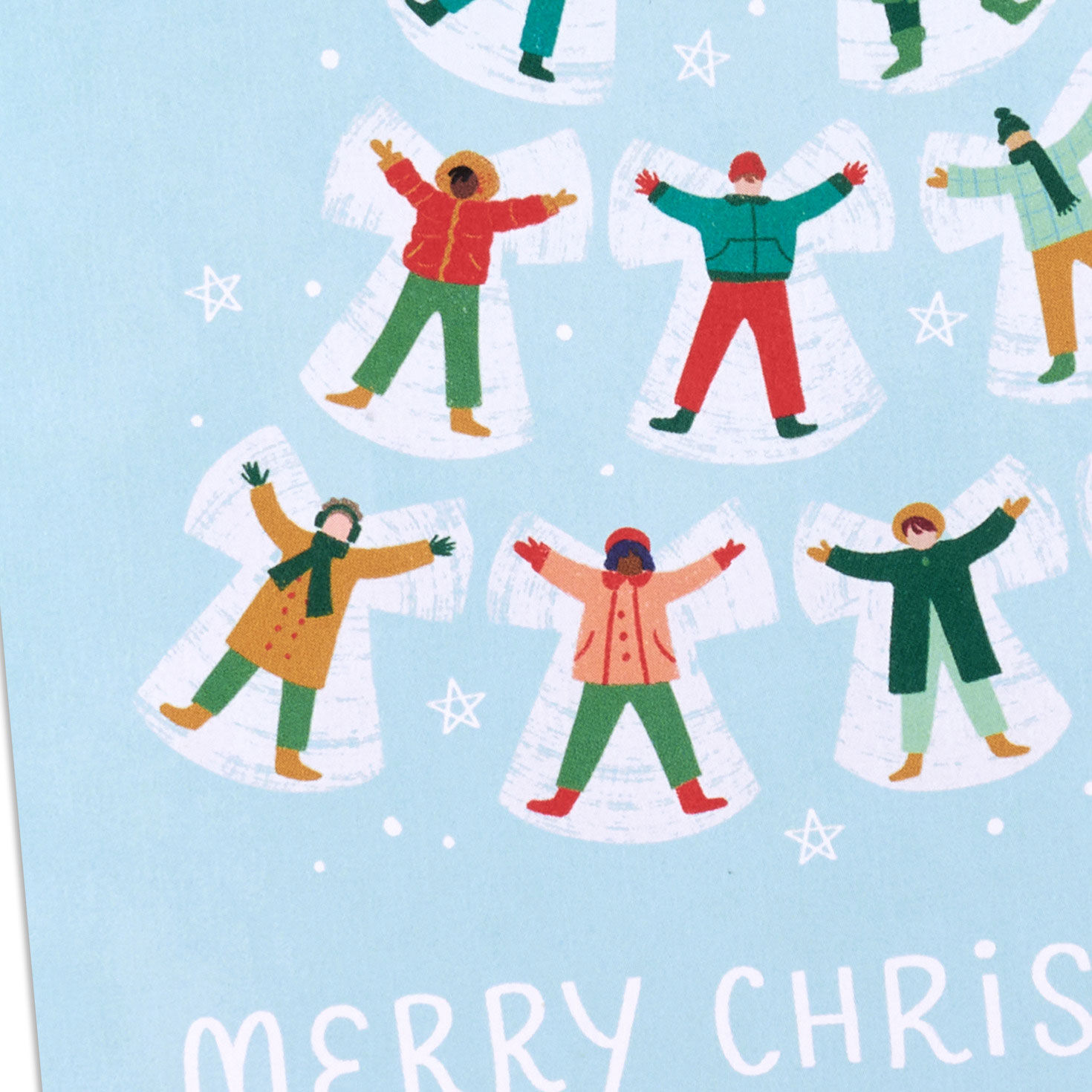 Snow Angel Tree Boxed Christmas Cards Pack Cover Detail image number 5
