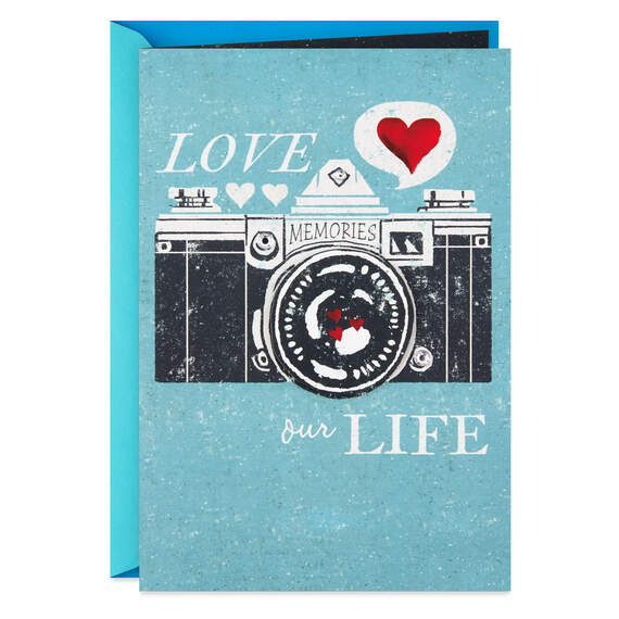Love Our Life Camera Father's Day Card From Wife, , large image number 1