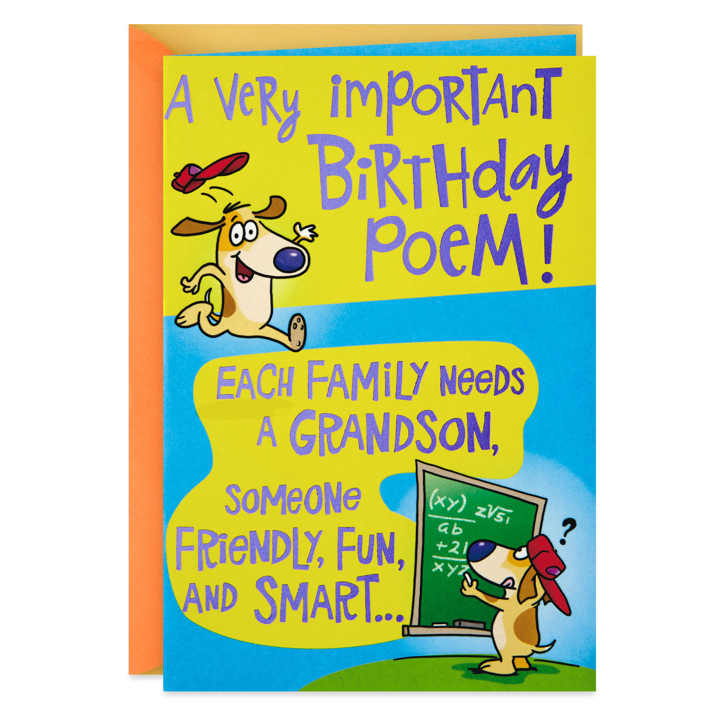 Poem For A Fun Grandson Birthday Card Greeting Cards Hallmark
