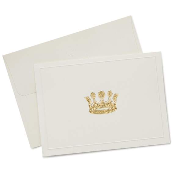Gold Crown Notes, Box of 10, , large image number 1