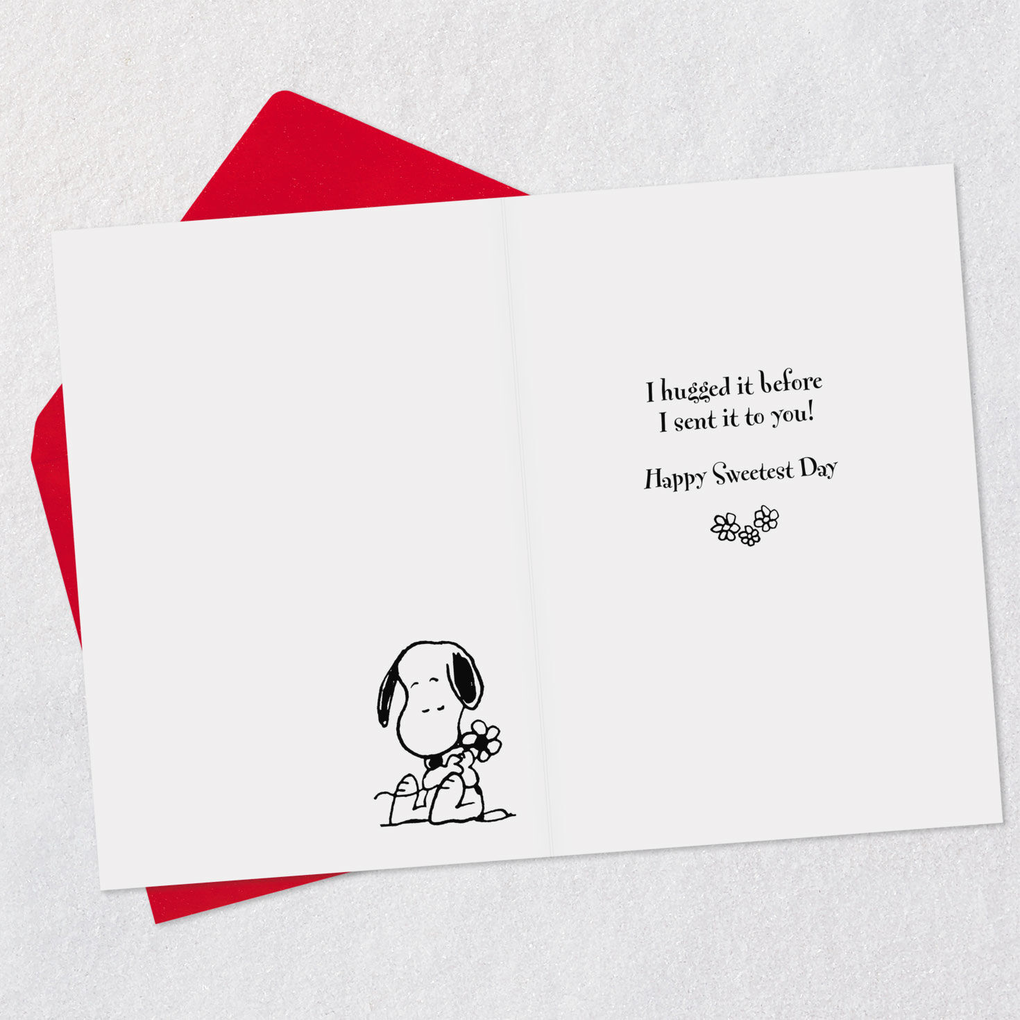 Peanuts® Snoopy Hugs Sweetest Day Card for only USD 3.59 | Hallmark