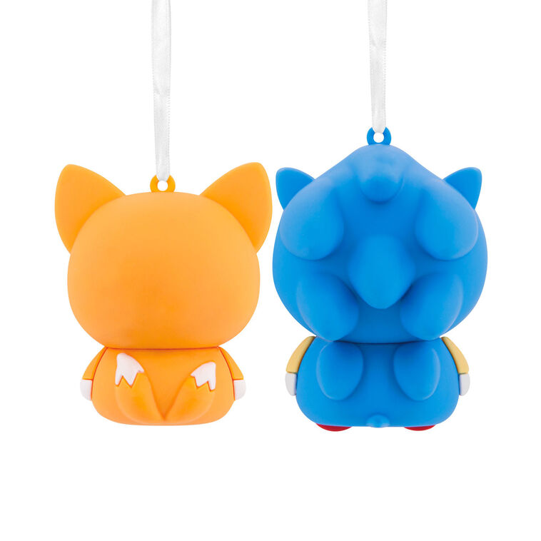 Better Together Sonic the Hedgehog™ and Tails Magnetic Hallmark Ornaments, Set of 2, , large image number 2