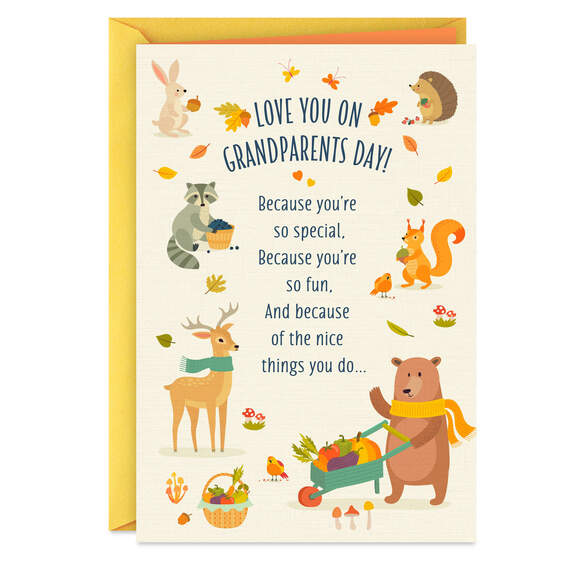 You're Loved So Much Grandparents Day Card, , large image number 1