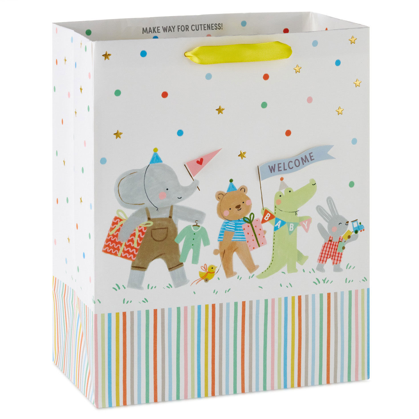 Animal Parade and Polka Dots Large Gift Bag Front image number 1