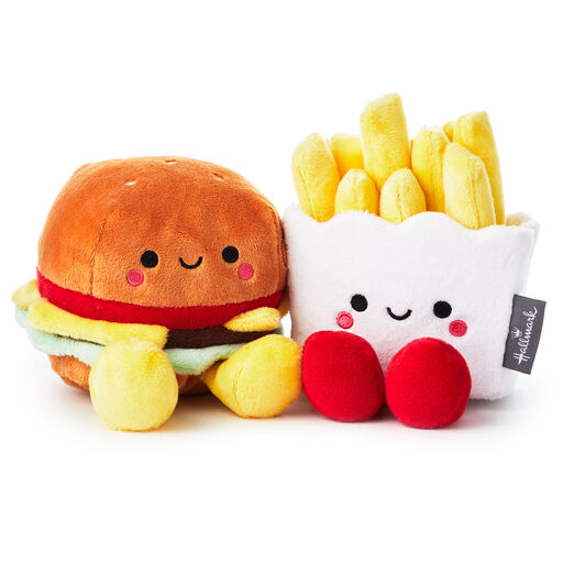 Better Together Burger and Fries Magnetic Plush, 5", 