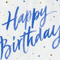 Blue "Happy Birthday" on White Dinner Napkins, Set of 16, , large image number 3