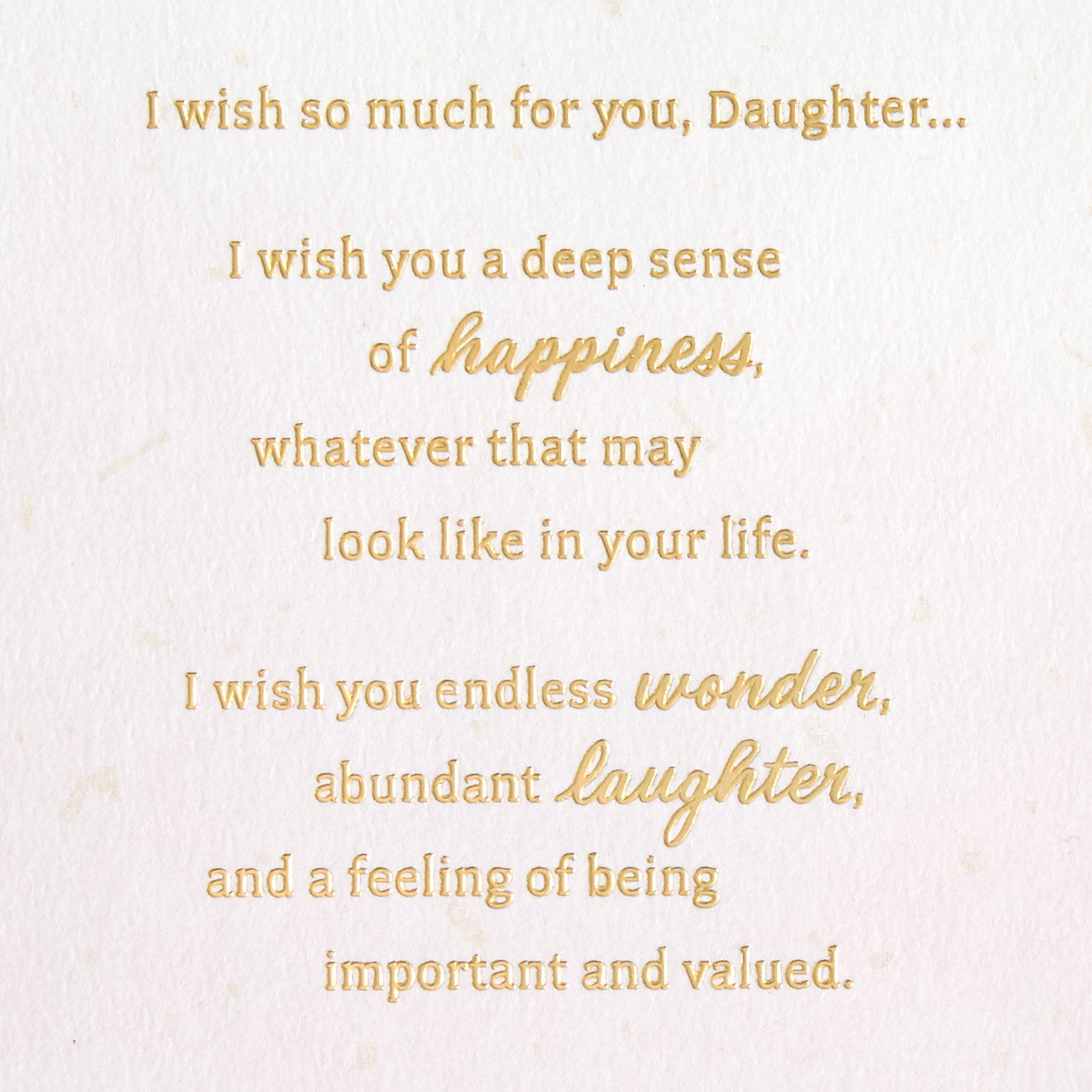 I Wish So Much for You Birthday Card for Daughter, , large image number 2