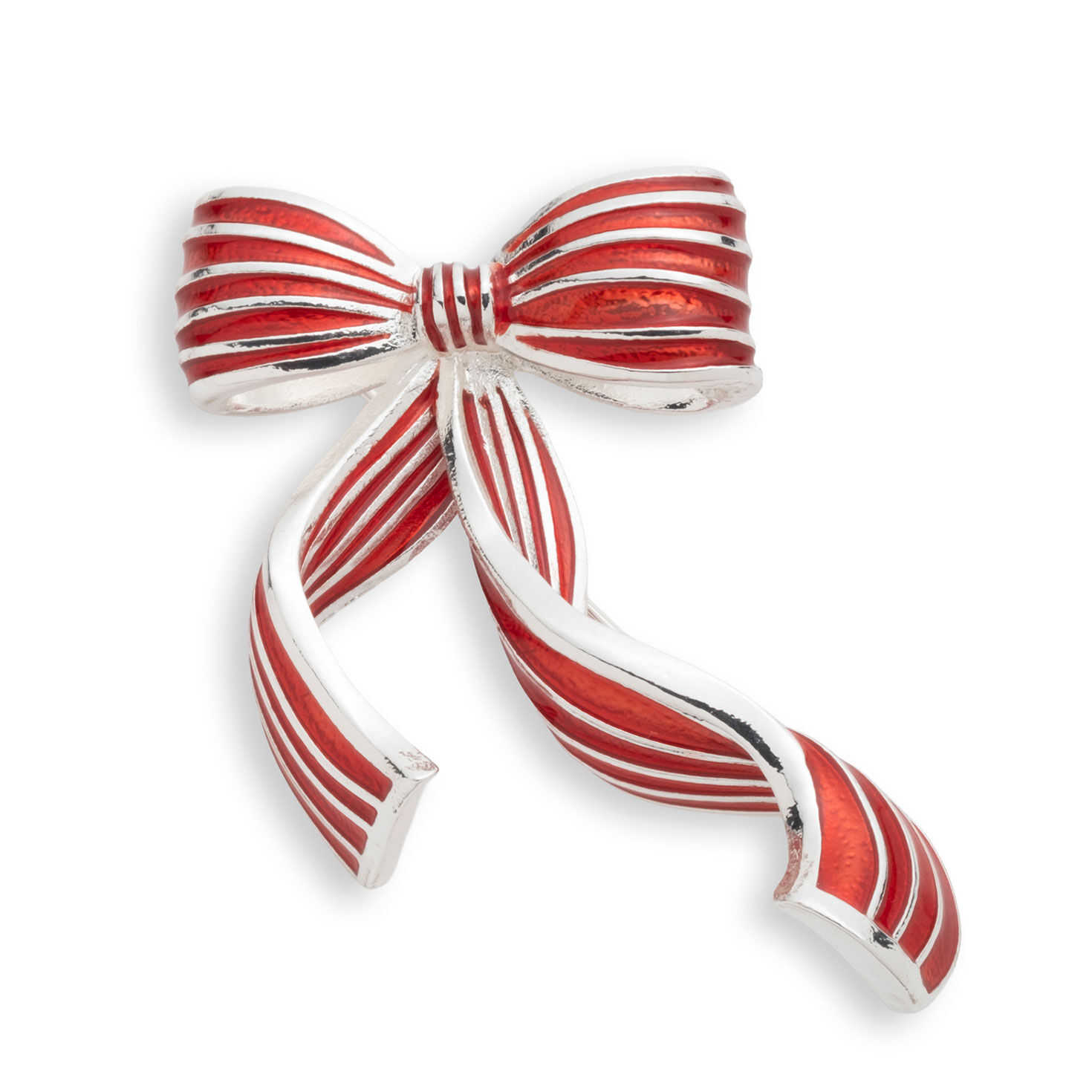 Hallmark Red Ribbon Bow Pin