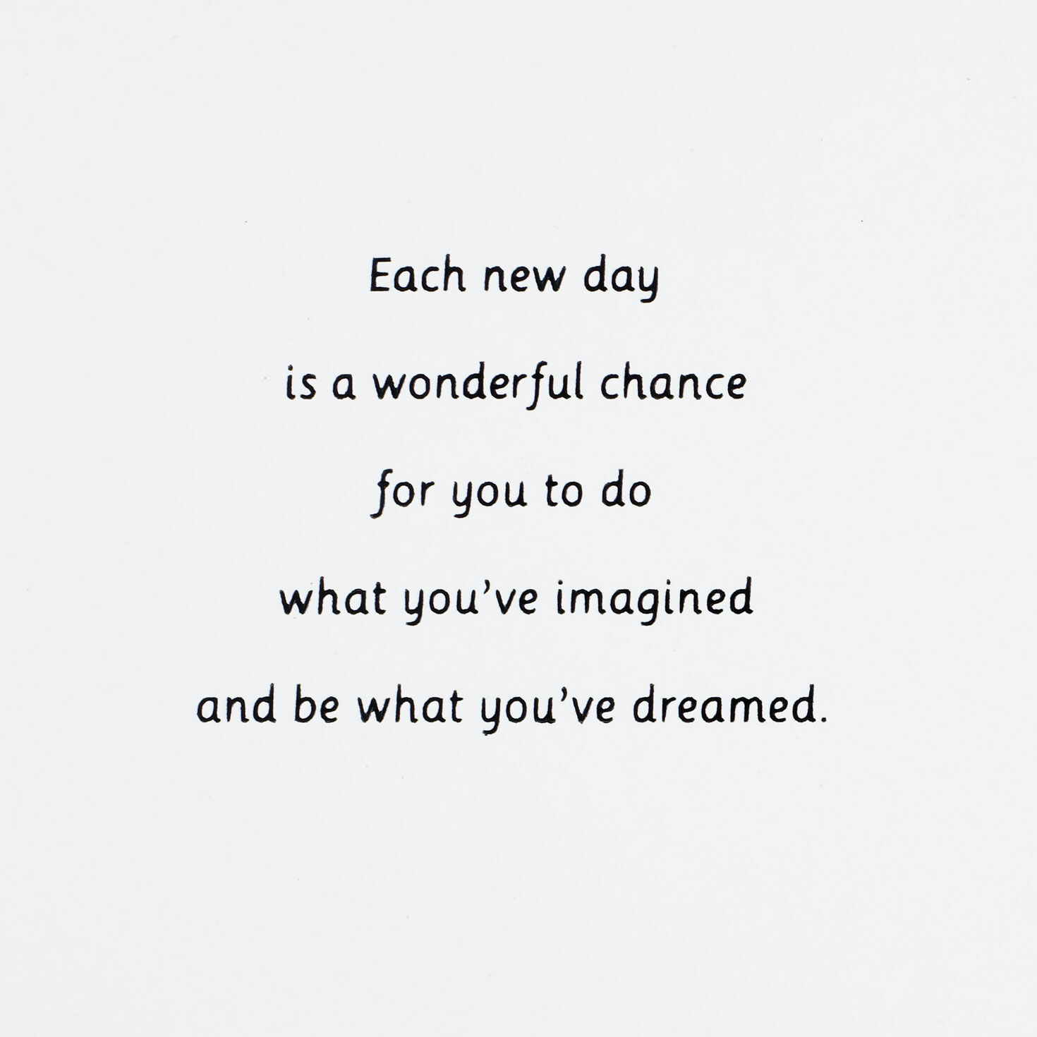 Pink Rose on Black Dots College Graduation Card sentiment image number 2