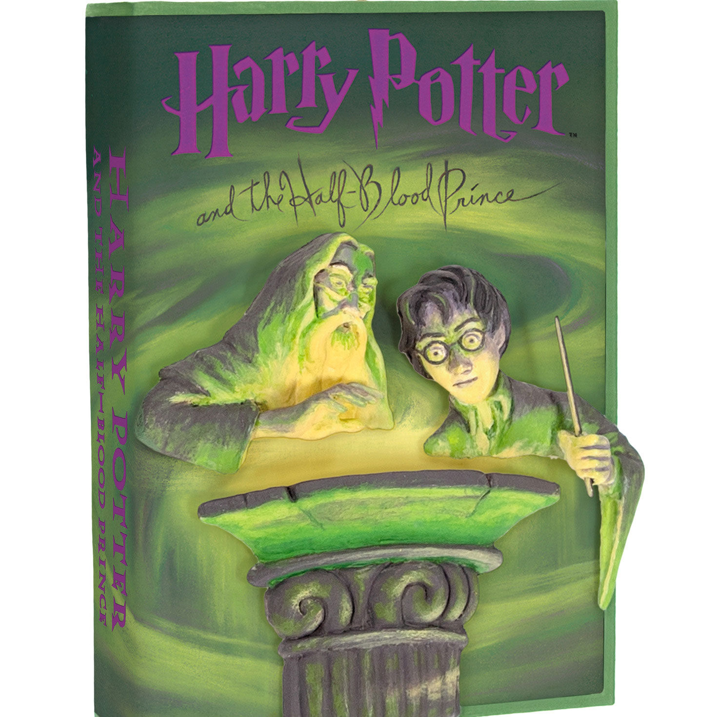 Half-Blood Prince Book Keepsake Ornament closeup view image number 5