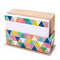 Triangle Trim Blank Flat Note Cards in Caddy, Box of 50, , large image number 1