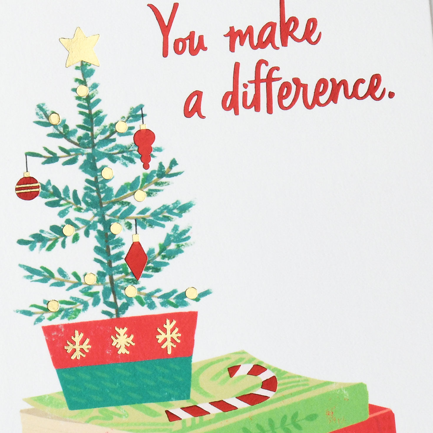 You Help Students Shine Christmas Thank-You Card for Teacher, , large image number 4