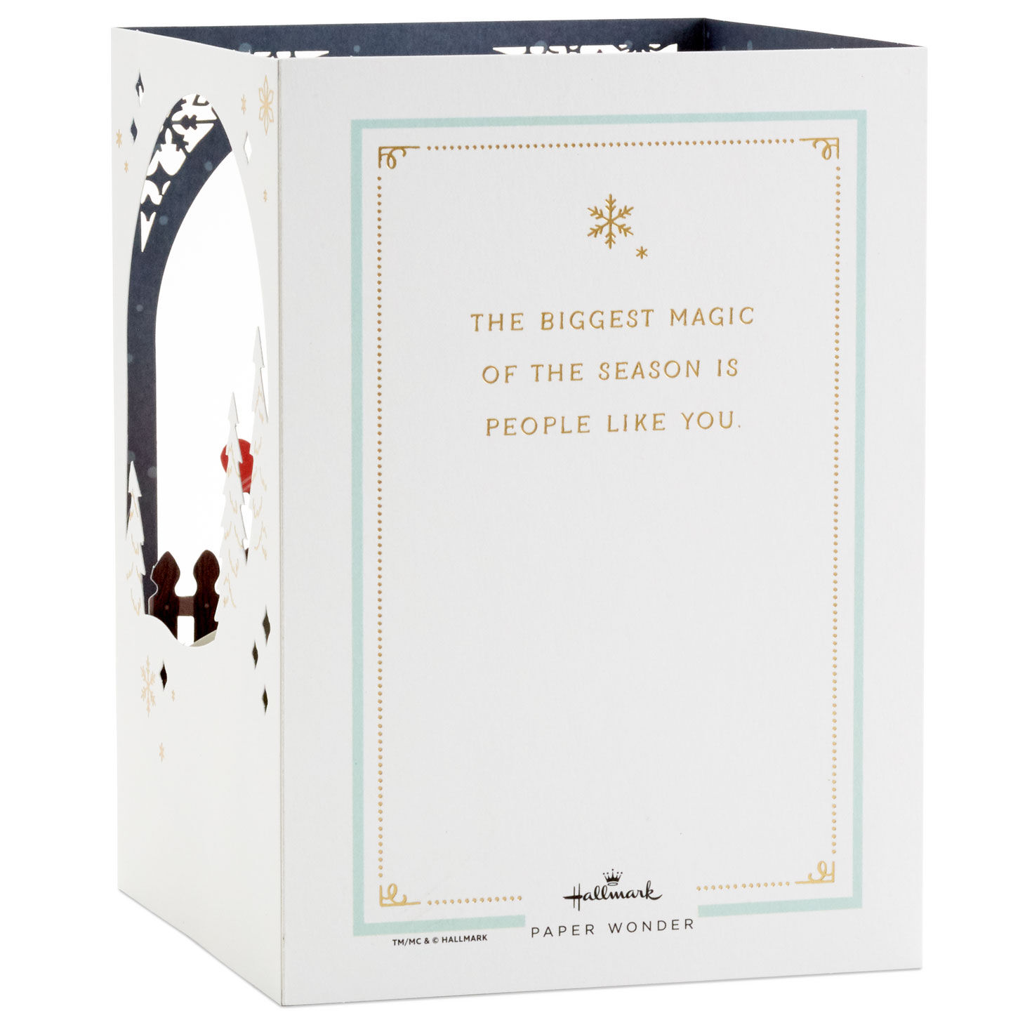 You Make the Season Magic Snowman 3D Pop-Up Christmas Card, , large image number 2