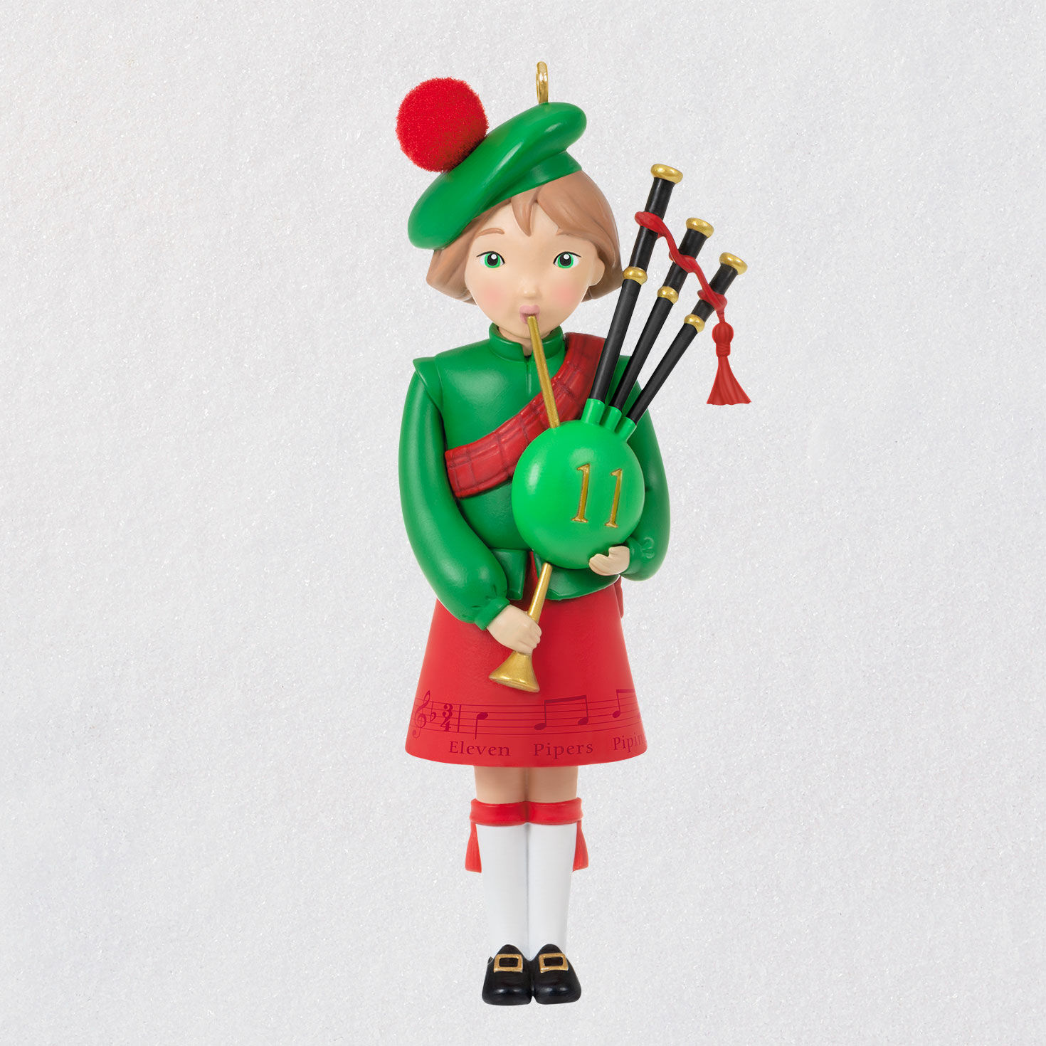 Hallmark 12 Days Of Christmas 2021 Twelve Days Of Christmas Eleven Pipers Piping Ornament Keepsake Ornaments Hallmark