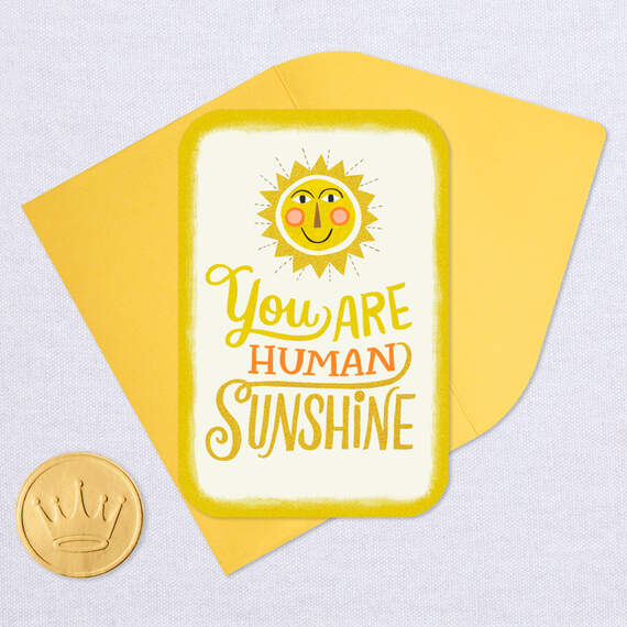 3.25" Mini Human Sunshine Blank Card, , large image number 5