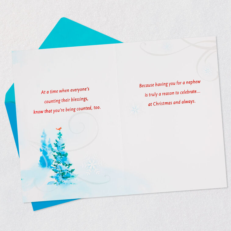 Love You, Nephew Christmas Card, , large image number 4