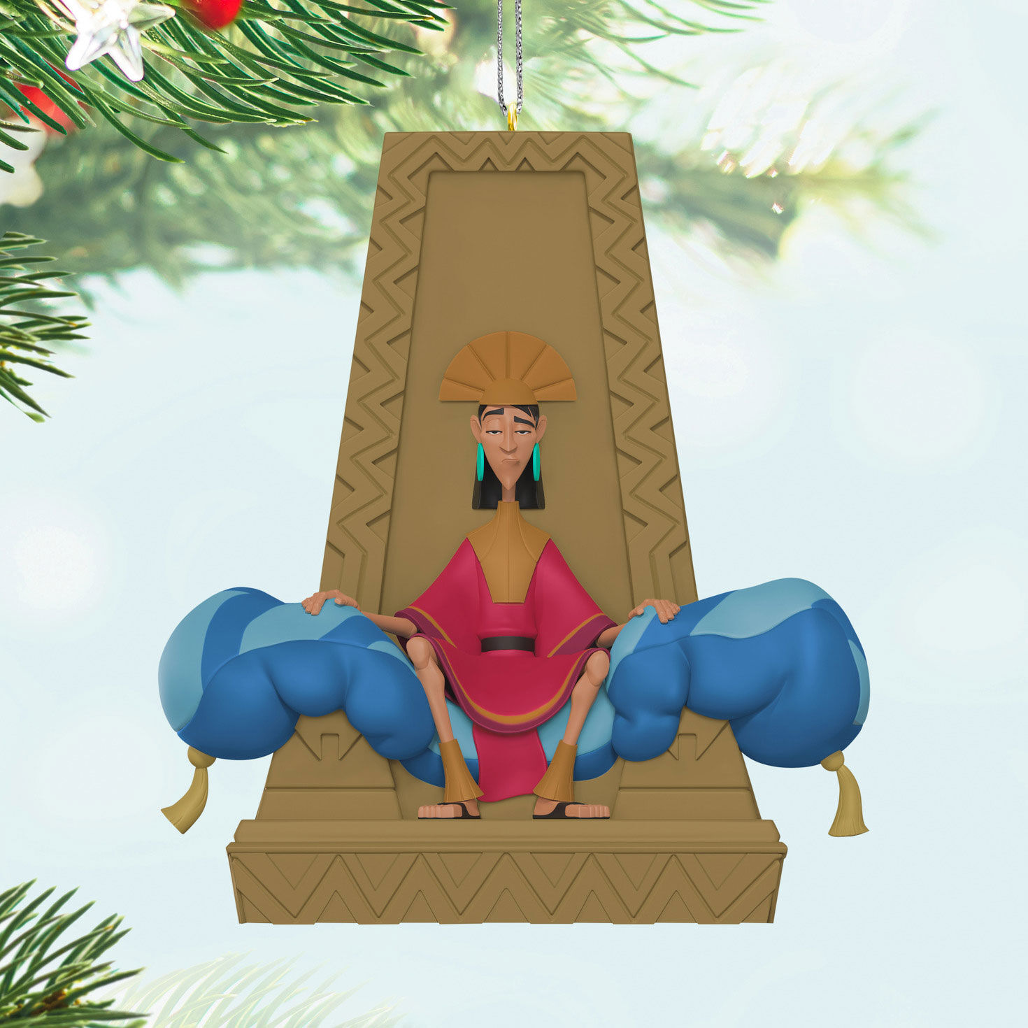 Emperor's New Groove Kuzco Keepsake Ornament Hanging on tree image number 2