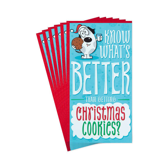 Christmas Dough Funny Christmas Cards, Pack of 6