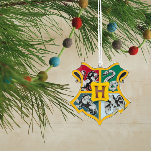 Harry Potter™ Hogwarts™ Crest Metal With Dimension Hallmark Ornament, 
