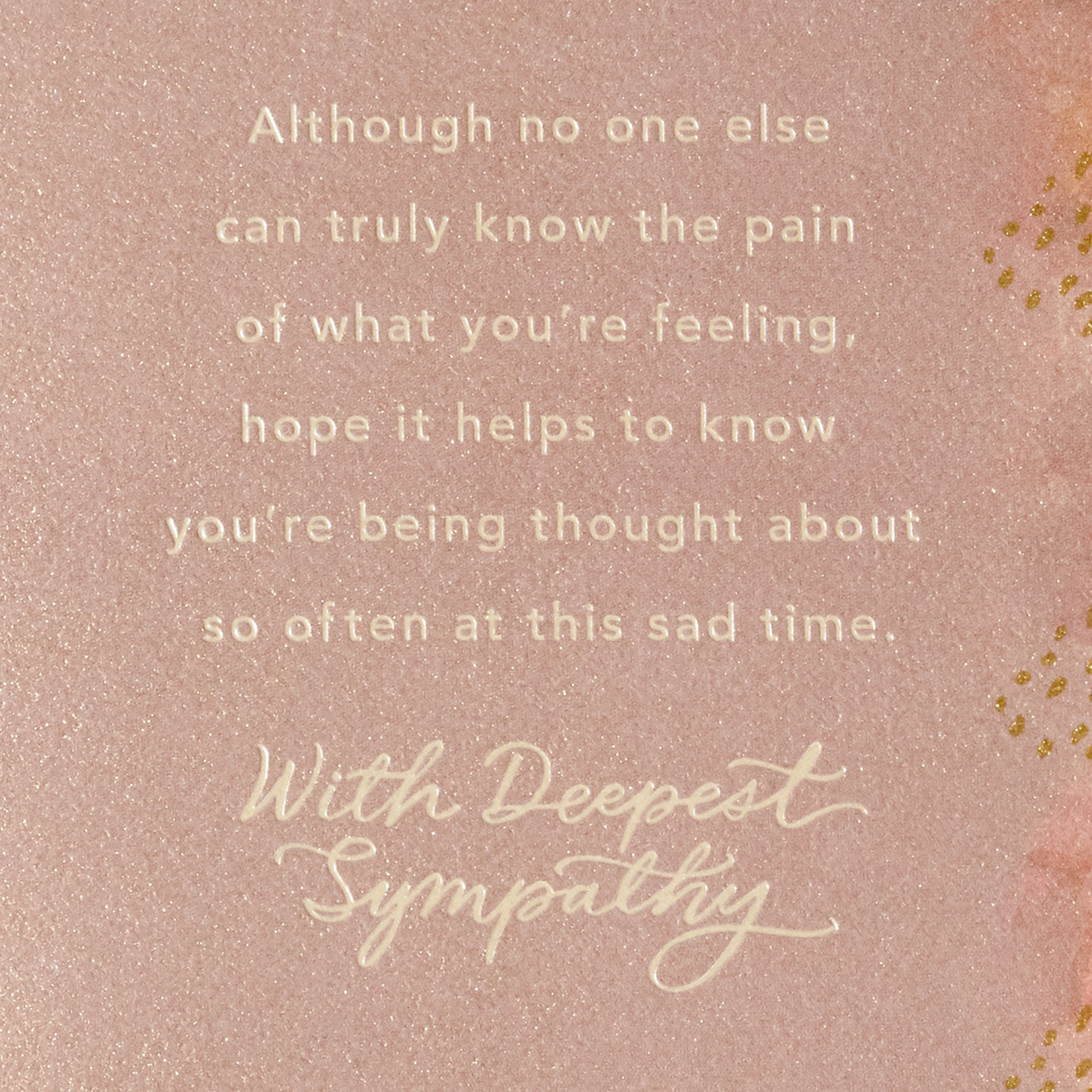 A Loss Beyond Words Sympathy Card for Loss of Daughter, , large image number 2