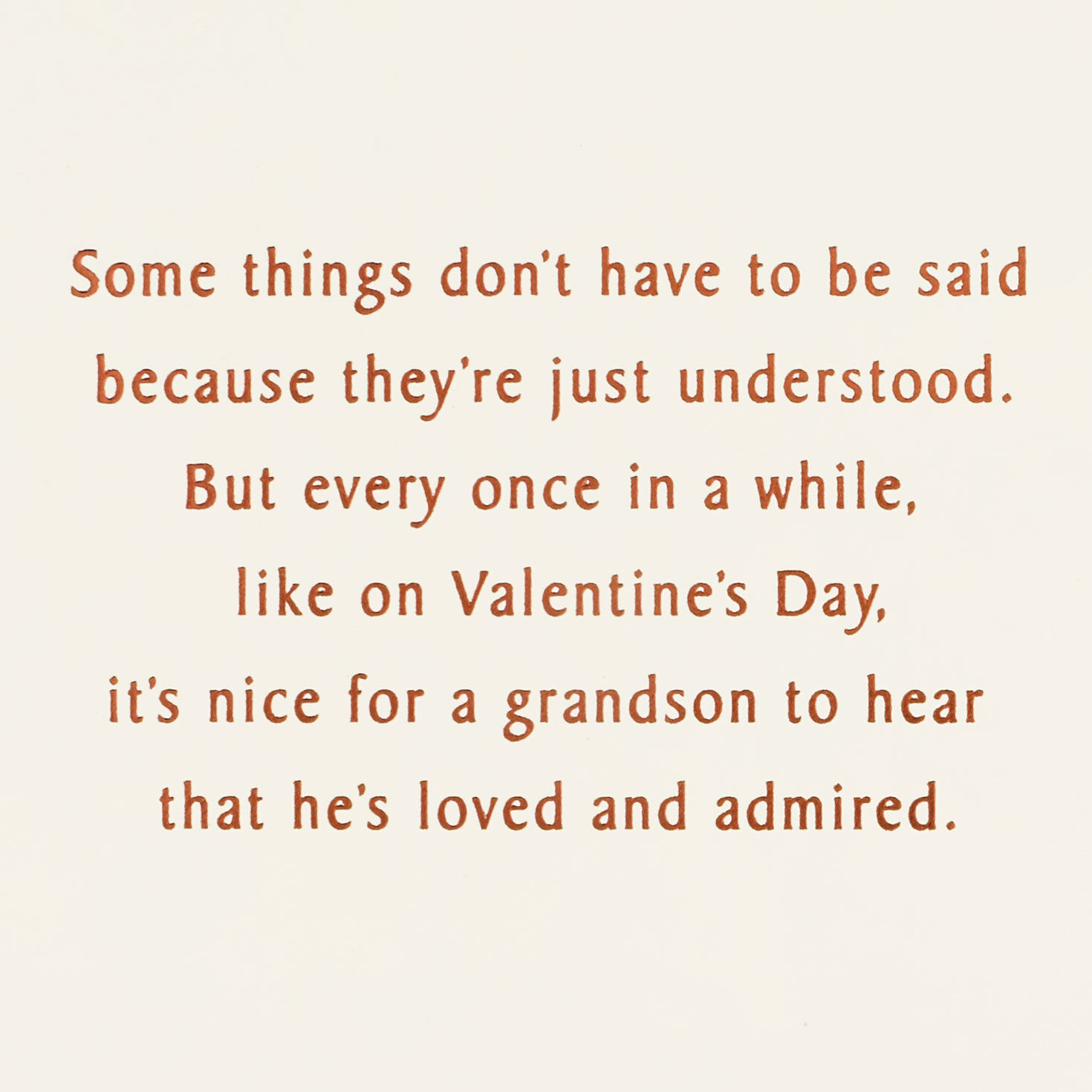 Hearts and Swirls Grandson Valentine's Day Card Sentiment image number 2