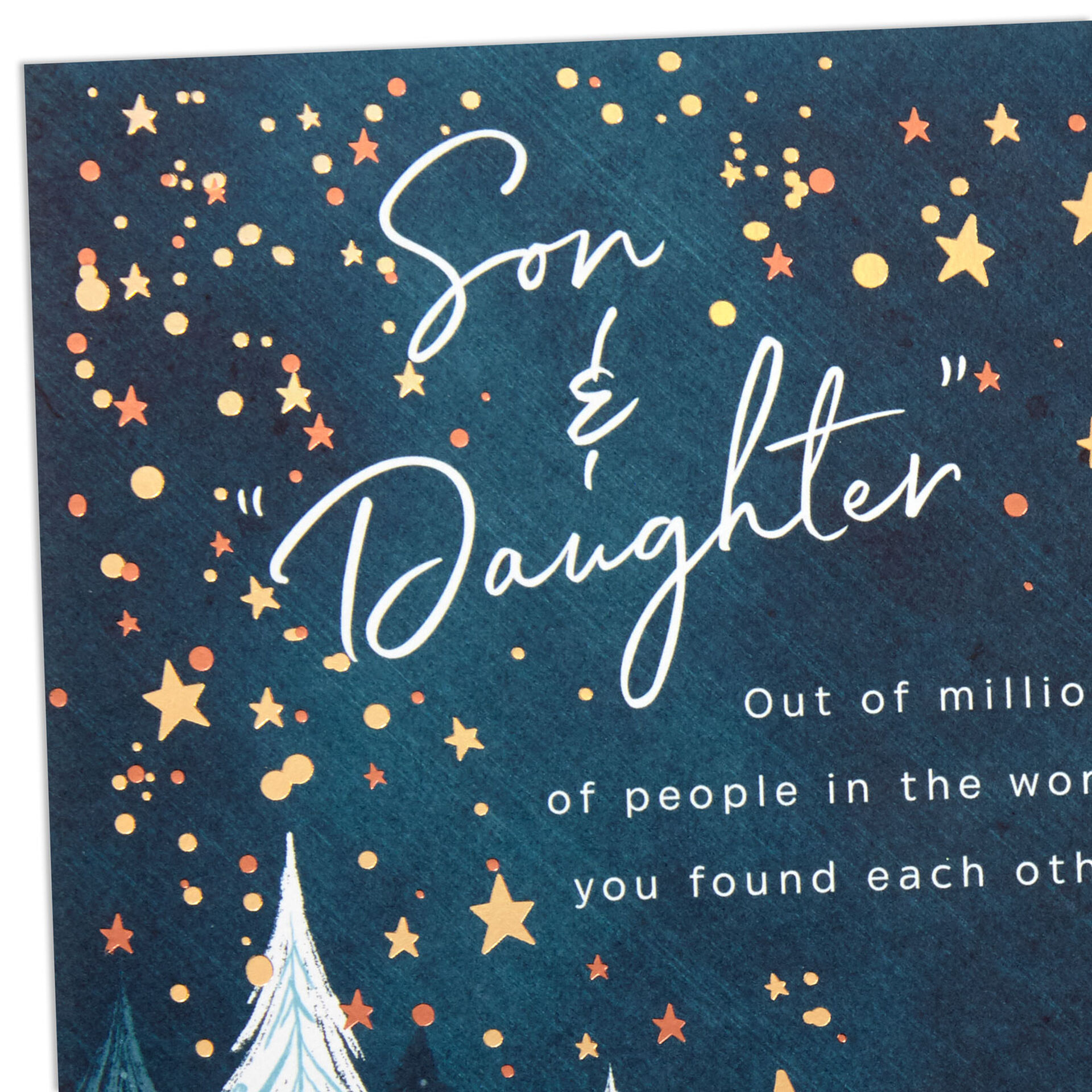 A Perfect Gift Christmas Card for Son and Daughter-in-Law - Greeting