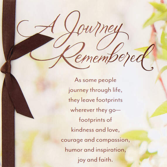 A Journey Remembered Religious Sympathy Card, , large image number 4