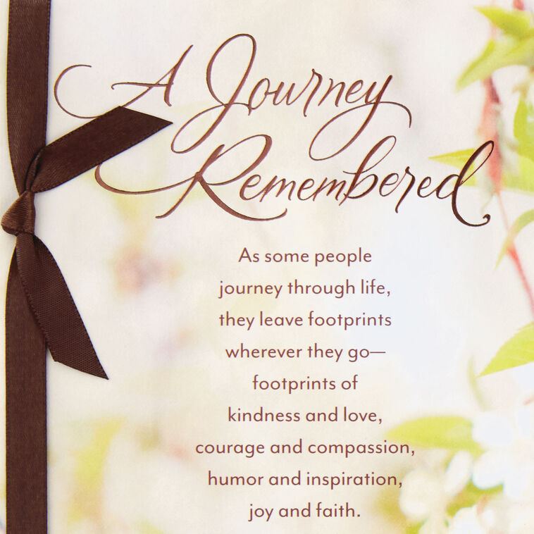 A Journey Remembered Religious Sympathy Card - Greeting Cards | Hallmark a-journey-remembered-religious-sympathy-card-greeting-cards-hallmark