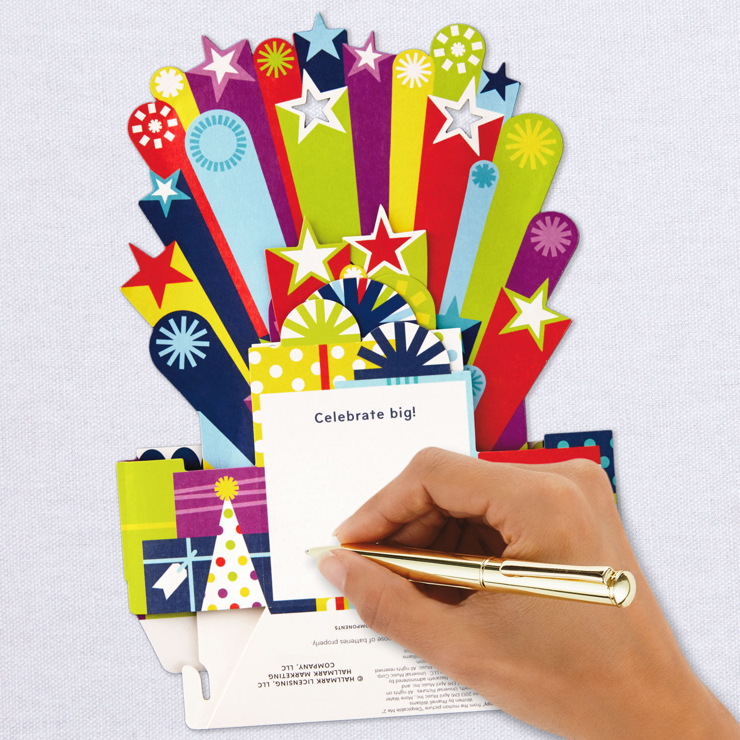 Celebrate Big Musical 3D Pop-Up Birthday Card With Light for only USD 9.99 | Hallmark