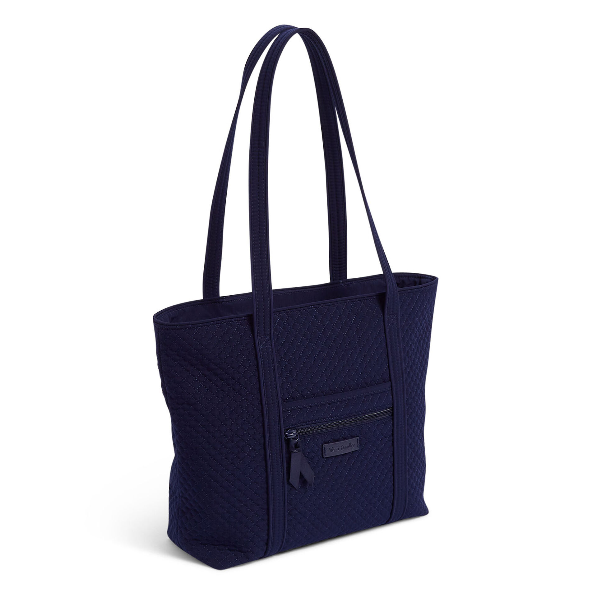 Vera Bradley Small Vera Tote Bag in Classic Navy - Handbags & Purses ...