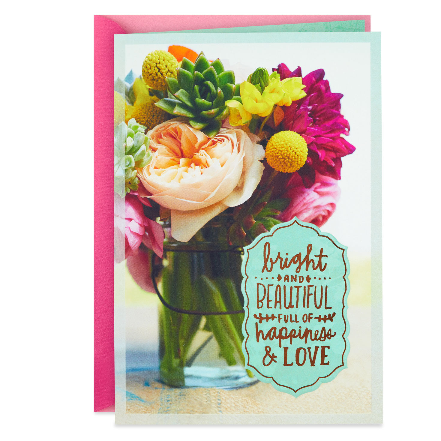 Bright and Beautiful Birthday Card