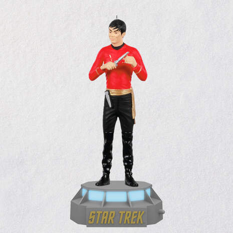Star Trek™ Mirror, Mirror Collection Lieutenant Hikaru Sulu Ornament With Light and Sound, , large