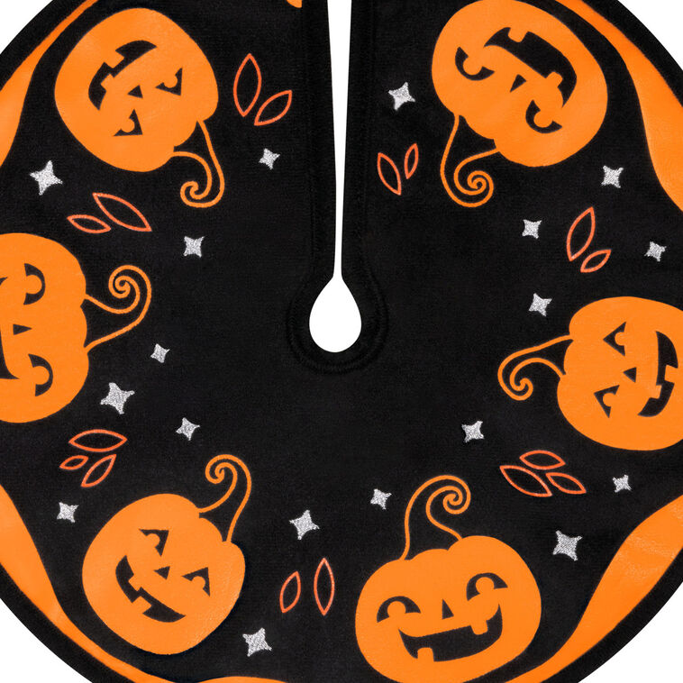 Mini Halloween Time Fabric Tree Skirt, 12